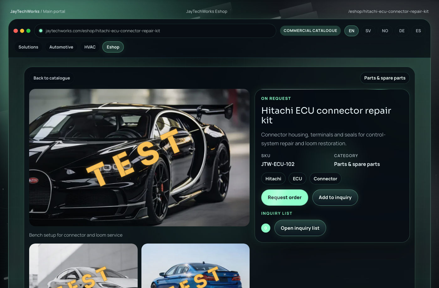 WebShop / Eshop Demo 2